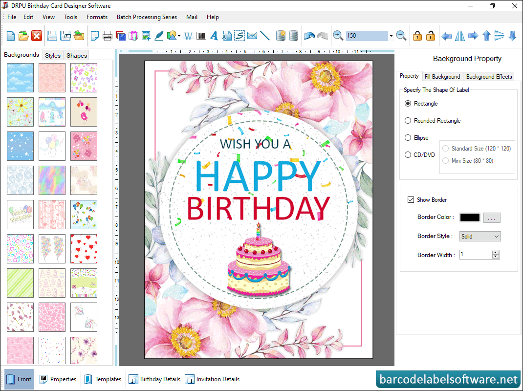 Birthday Card Maker Software